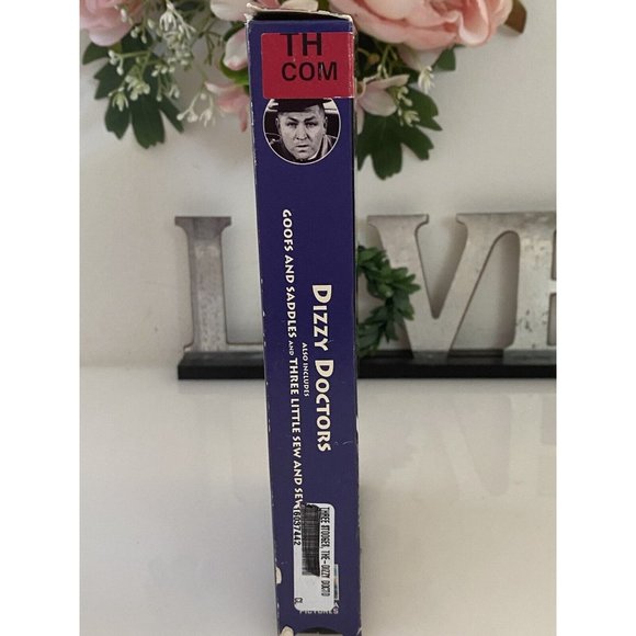 The Three Stooges Dizzy Doctors VHS Tape with 2 Other Movies 1996 Excellent Cond - Picture 2 of 16